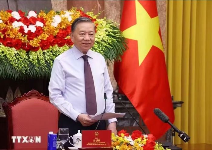 Tổng Bí thư, Chủ tịch nước Tô Lâm: Báo chí phải bám sát thực tiễn, tôn trọng sự thật, lấy lợi ích của nhân dân làm điểm xuất phát. Ảnh: TTXVN