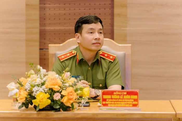 Trung tướng Lê Xuân Minh, Cục trưởng Cục An ninh mạng và phòng, chống tội phạm sử dụng công nghệ cao phát biểu tại tọa đàm.