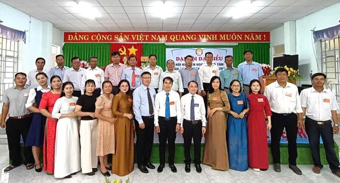 Các đại biểu dự Đại hội đại biểu Hội Khuyến học xã Trà Tân lần thứ I, nhiệm kỳ 2026-2031.