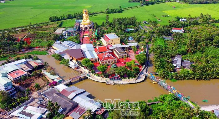 Chùa Giác Hoa (xã Châu Thới) là điểm du lịch hành hương nổi tiếng, thu hút đông du khách ngoài tỉnh.