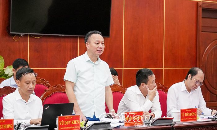 Ông Bùi Quang Đức, Phó Trưởng phòng Pháp chế và Giải quyết khiếu nại, tố cáo, Ban Thi đua - Khen thưởng Trung ương, đánh giá cao việc triển khai thi hành pháp luật về công tác thi đua - khen thưởng của tỉnh Cà Mau.