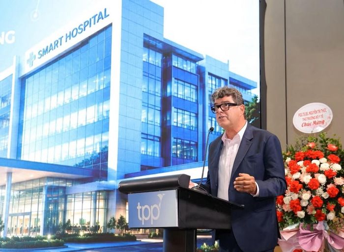 Ông Frank Hester OBE, Nhà sáng lập và Chủ tịch TPP - doanh nghiệp công nghệ y tế hàng đầu của Vương quốc Anh.