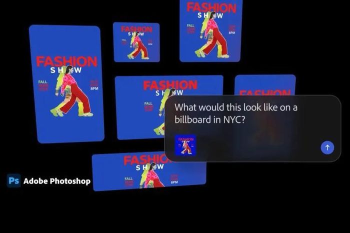 Giao diện Photoshop với trợ lý AI mới, hỗ trợ chỉnh sửa bằng lời nhắc tự nhiên. (Nguồn: Adobe)