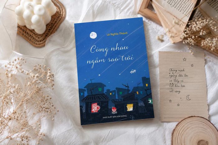 Bìa cuốn sách "Cùng nhau ngắm sao trời" - Ảnh: GPT