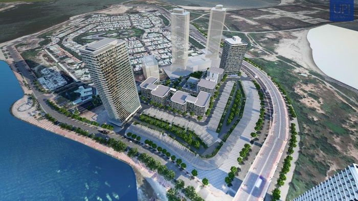Khu Công viên phần mềm Đà Nẵng số 2 nhìn từ trên cao