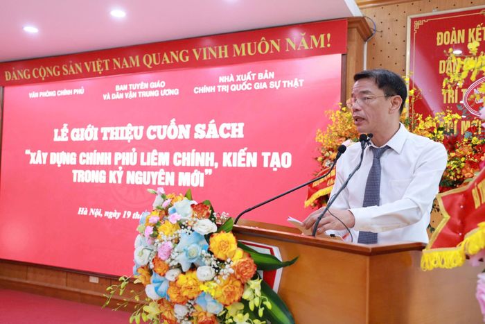 Phó Trưởng ban Tuyên giáo và Dân vận Trung ương Vũ Thanh Mai phát biểu. Ảnh: M.Hải