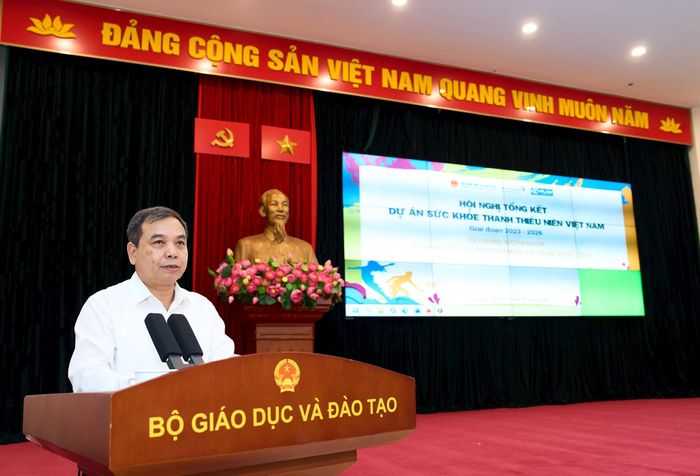 TS. Hoàng Đức Minh - Vụ trưởng Vụ Học sinh, sinh viên (Bộ Giáo dục và Đào tạo). Ảnh: Plan International Vietnam