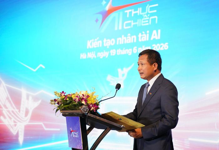 Phó Tổng Giám đốc Đài Truyền hình Việt Nam Đỗ Đức Hoàng phát biểu. Ảnh: VTV