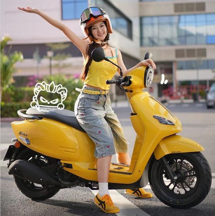 Điểm nổi bật nhất của Letbe Neon 2026 là phần đầu xe lấy cảm hứng từ hình dáng của loài ngỗng