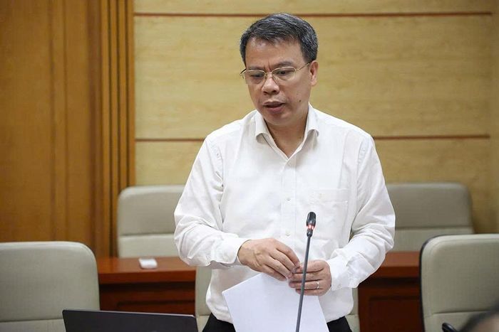 PGS.TS Nguyễn Quốc Huy - Giám đốc Học viện Y Dược học cổ truyền phát biểu.
