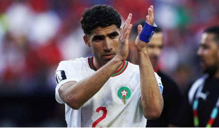 Hakimi trở thành cầu thủ châu Phi ra sân nhiều nhất trong lịch sử World Cup