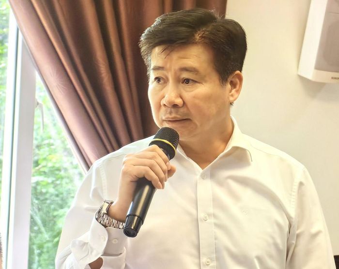 Phó Cục trưởng Cục Quản lý lao động ngoài nước Nguyễn Trường Giang phát biểu