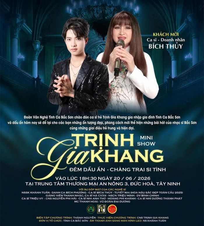 Mini show của ca sĩ Trịnh Gia Khang