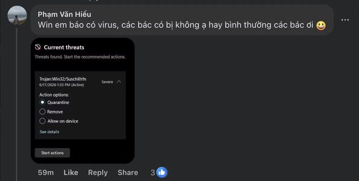 Trên các diễn đàn công nghệ và cộng đồng người dùng lớn tại Việt Nam, hàng loạt bài đăng chia sẻ hình ảnh cảnh báo từ phần mềm diệt virus đã xuất hiện, làm dấy lên nhiều tranh luận về độ an toàn của phiên bản mới nhất của bộ gõ tiếng Việt được đông đảo người dùng Windows tin tưởng sử dụng trong nhiều năm qua.
