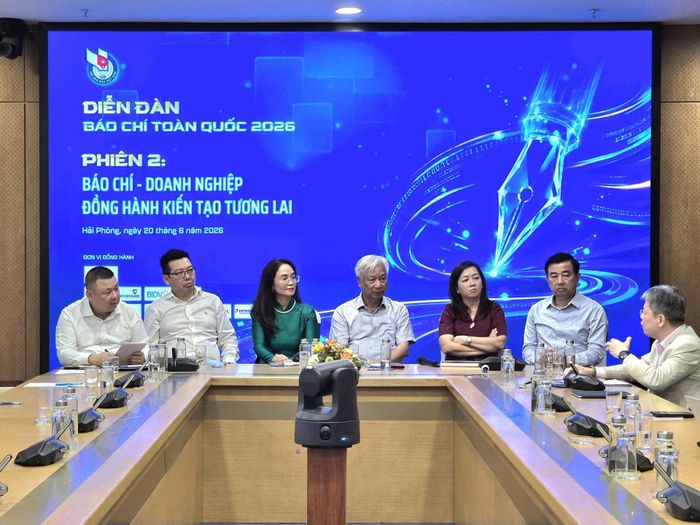 Các đại biểu cho rằng, doanh nghiệp và báo chí cần sự phối hợp làm sao để cùng phát triển một cách bền vững, tạo niềm tin cho xã hội. (Ảnh: TK).