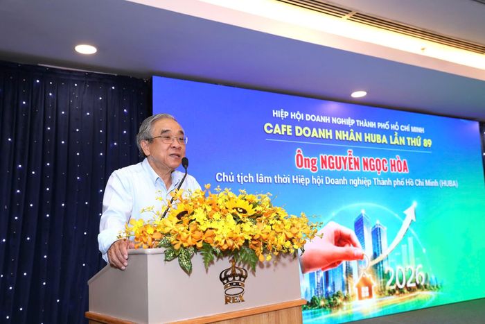 Ông Nguyễn Ngọc Hòa - Chủ tịch Hiệp hội Doanh nghiệp TP.HCM