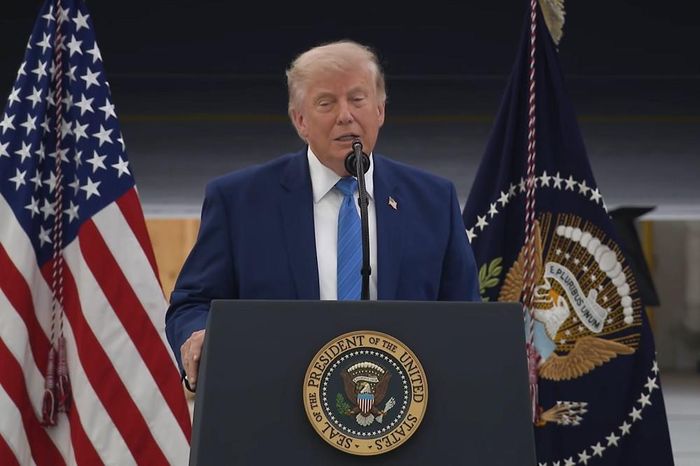 Tổng thống Mỹ Donald Trump hôm 19/6. Ảnh: Nhà Trắng