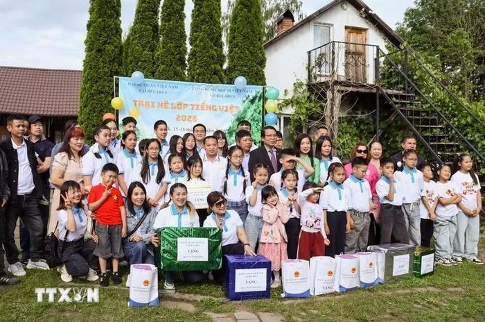 Khai mạc Trại Hè tiếng Việt 2026. (Ảnh: TTXVN phát)