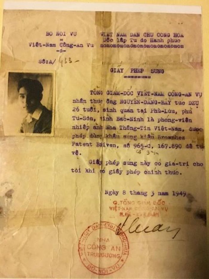 Giấy phép súng.