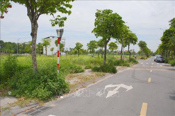 Khu đất xây dựng khu tái định cư. Ảnh: Kim Anh/TTXVN