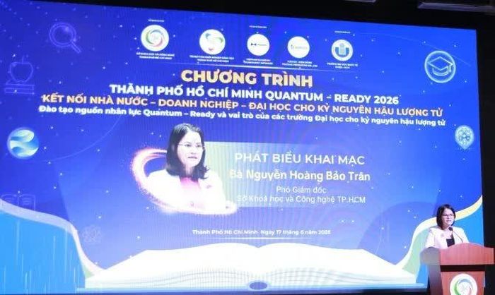 Bà Nguyễn Hoàng Bảo Trân - Phó Giám đốc Sở Khoa học và Công nghệ TP Hồ Chí Minh.