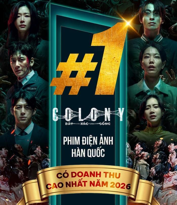Bầy Xác Sống là phim kinh dị lập kỷ lục doanh thu phim Hàn vượt trội tại Việt Nam trong năm 2026. Ảnh: Aeon cinema