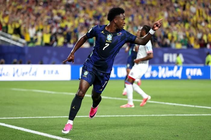 Sau những hoài nghi ở trận ra quân, Vinicius Junior đã bùng nổ để đưa Brazil trở lại quỹ đạo chiến thắng tại World Cup 2026. Ảnh: FIFA