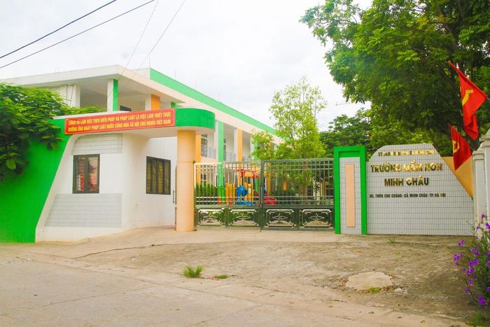 Trường Mầm non Minh Châu.