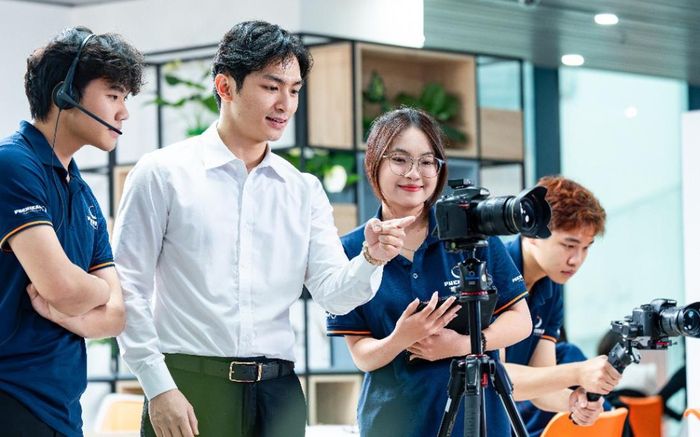 Sinh viên ngành Truyền thông đa phương tiện tại Đai học Phenikaa. Ảnh minh họa