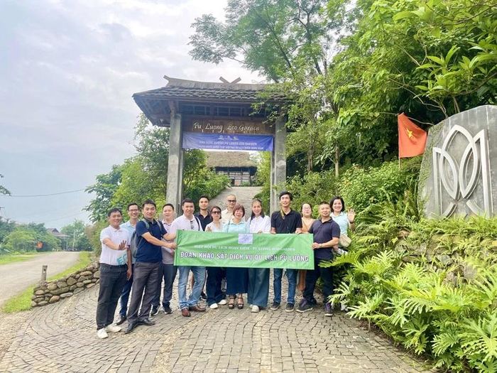 Khu Du lịch sinh thái cộng đồng Pù Luông thường xuyên đón các đoàn doanh nghiệp lữ hành đến khảo sát, kết nối xây dựng tour, tuyến.