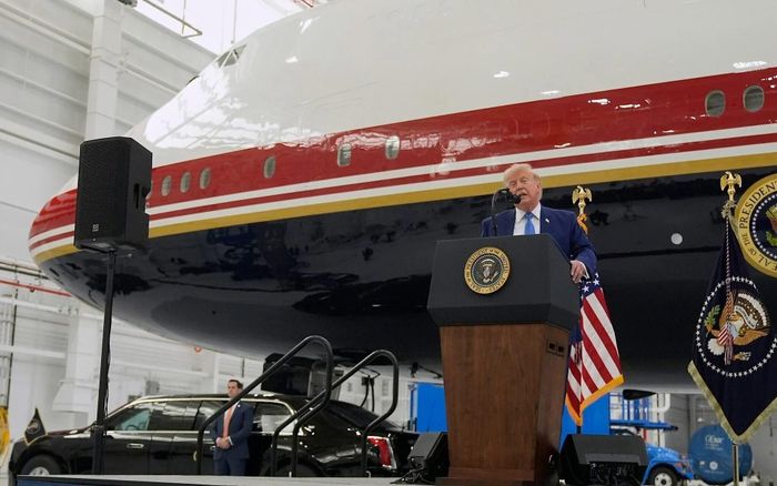 Tổng thống Mỹ Donald Trump tại Căn cứ Liên hợp Andrews, Maryland, ngày 19/6/2026. Ảnh: AP