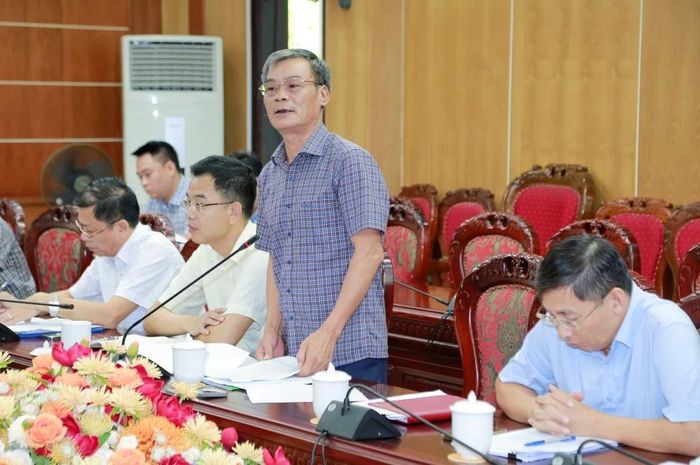 Đại diện Sở Xây dựng phát biểu tại hội nghị.
