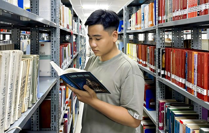 Cảm giác hụt hẫng về kiến thức thôi thúc sinh viên Nguyễn Văn Phước đọc và nghiên cứu nhiều hơn.