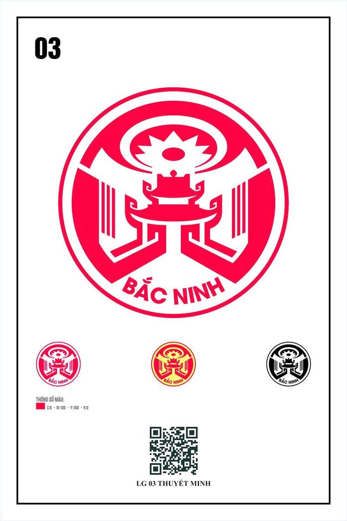 Mẫu logo 03 vào vòng chung kết cuộc thi.