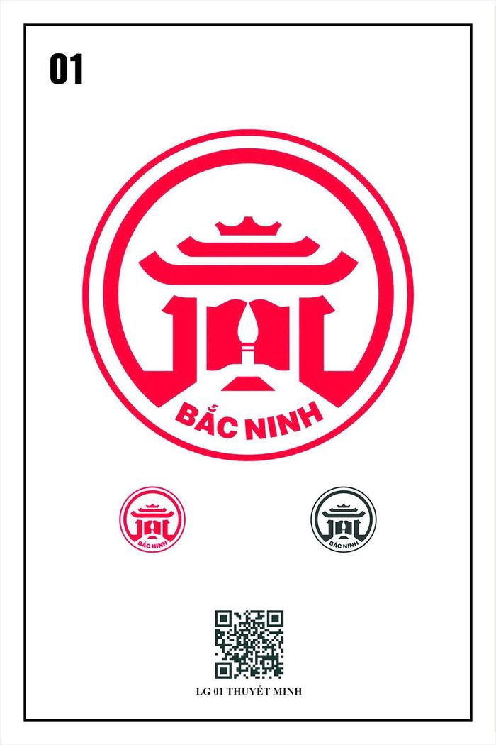 Mẫu logo 01 vào chung kết cuộc thi sáng tác biểu trưng tỉnh Bắc Ninh.