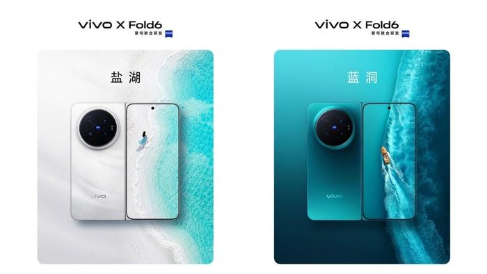 vivo X Fold6 phiên bản Salt Lake và Blue Hole vừa được hé lộ