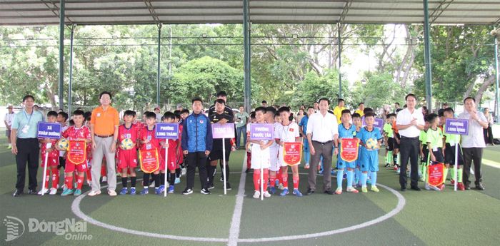 Cụm thi đấu vòng loại số 6 tổ chức lễ khai mạc Giải bóng đá Nhi đồng, Cúp Báo và Phát thanh, Truyền hình Đồng Nai - C.P. Việt Nam lần thứ 21 năm 2026. Ảnh: CTV
