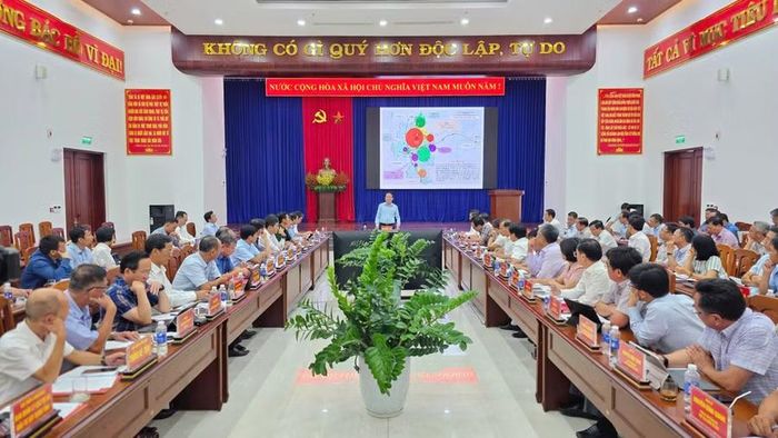  Quang cảnh buổi làm việc. Ảnh: P.D 