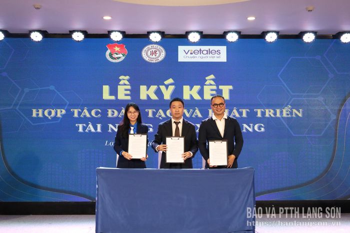 CLB Cờ tướng Lạng Sơn, Hội Đồng đội tỉnh và Công ty TNHH Truyền thông và Giải trí Vie-X ký kết hợp tác