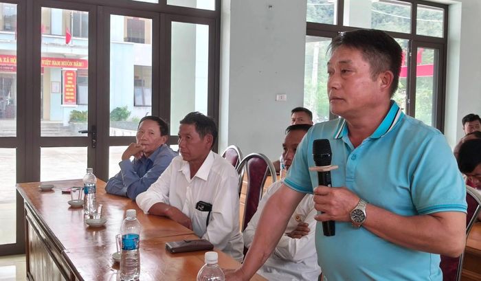 Đại biểu tham gia ý kiến tại hội nghị.