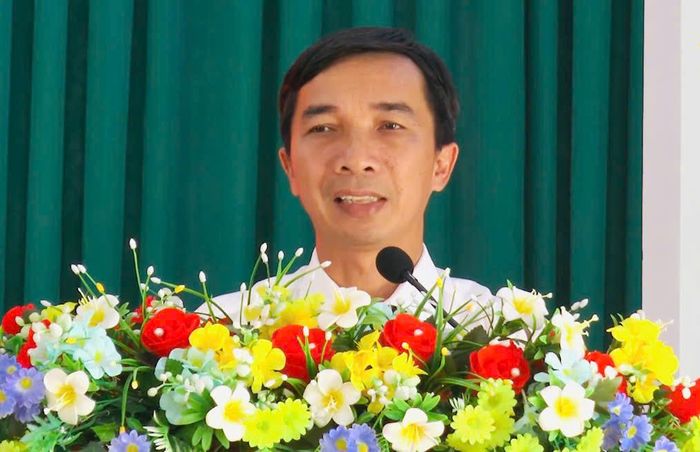 Bí thư Đảng ủy xã Hoài Đức Nguyễn Thanh Tuấn