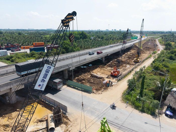 Công trường thi công dự án. Nguồn ảnh: Đèo Cả