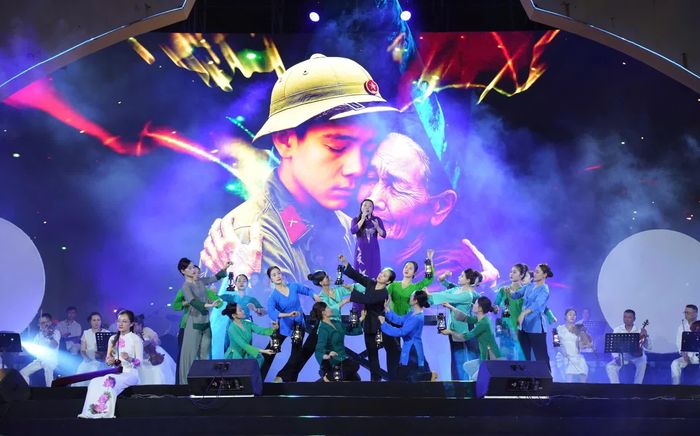 Tiết mục trong chương trình nghệ thuật "Huyền thoại mẹ" - Ảnh: K.H