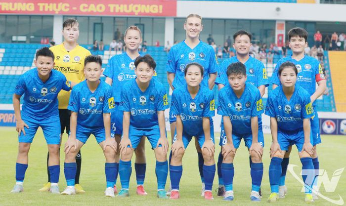 Đội hình của Thái Nguyên T&amp;T gặp Phong Phú Hà Nam.