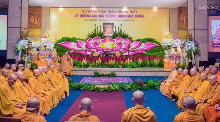 Quang cảnh Lễ tưởng niệm Trưởng lão Hòa thượng Thích Giác Tường