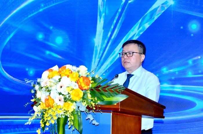 Ông Lê Quốc Minh, Tổng Biên tập Báo Nhân Dân, Chủ tịch Hội Nhà báo Việt Nam phát biểu tại phiên bế mạc.