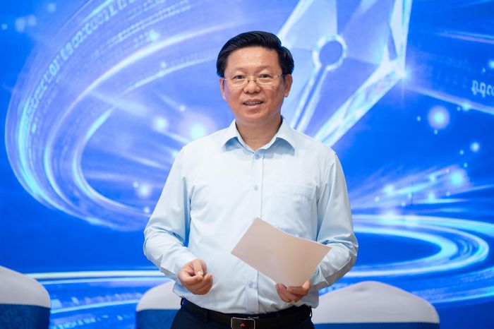 Phó Trưởng Ban Tuyên giáo và Dân vận Trung ương Trần Thanh Lâm phát biểu mở đầu Phiên thảo luận