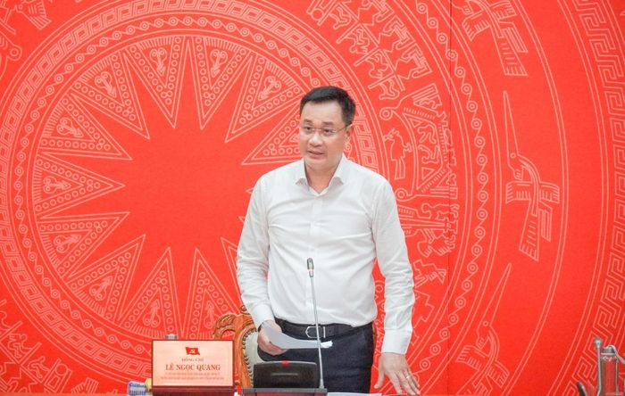 Bí thư Thành ủy, Trưởng đoàn Đại biểu Quốc hội TP. Đà Nẵng Lê Ngọc Quang yêu cầu các đơn vị liên quan khẩn trưởng chuẩn bị hoàn thành các thủ tục đầu tư dự án