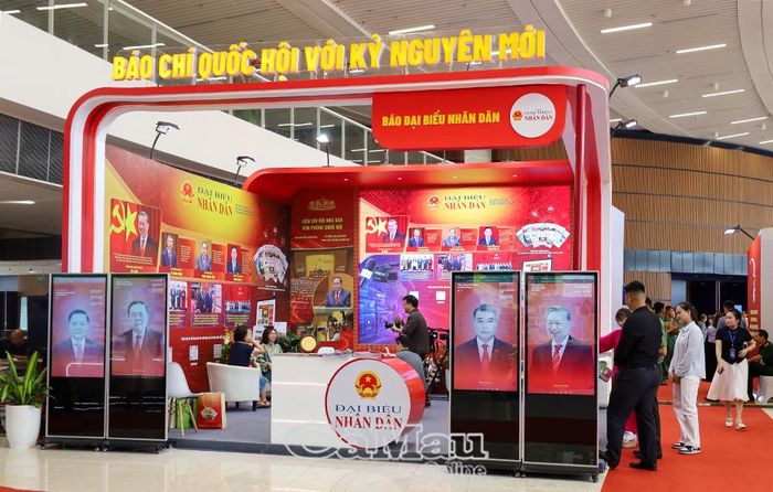  Gian trưng bày của Báo chí Quốc hội Việt Nam ứng dụng công nghệ số, tạo điểm nhấn tại Hội Báo toàn quốc 2026.