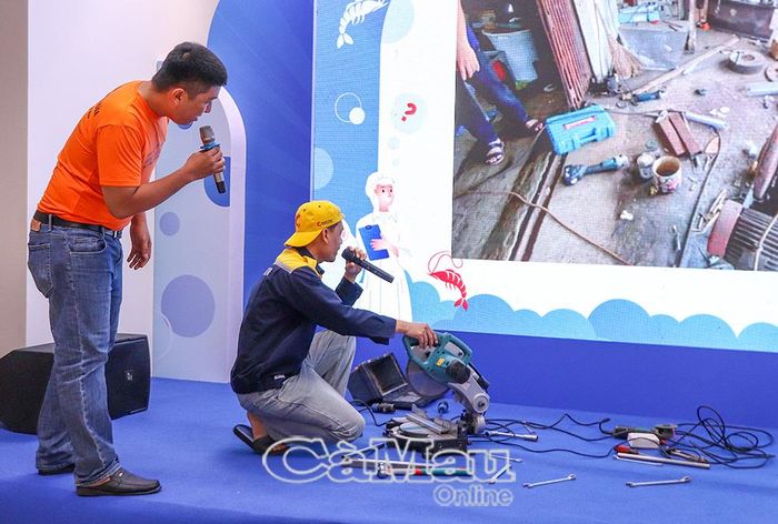 Tiểu phẩm của đội thi Zero Tai nạn truyền tải thông điệp về bảo đảm an toàn, vệ sinh lao động tại nơi làm việc.
